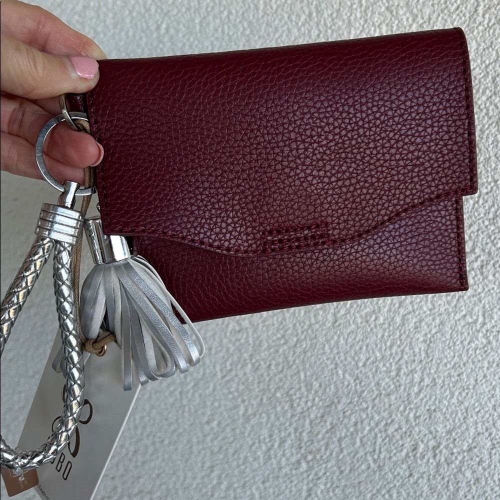 HOBO Pouch with Le Luxe Keychain Wristlet Strap - Picture 6 of 11